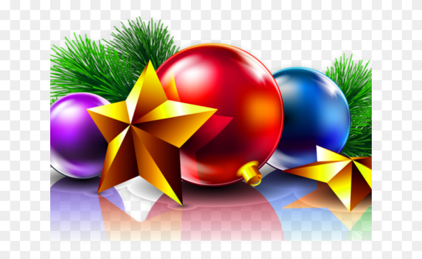 641x456 Christmas Ball Clipart Christmas Star Transparent Christmas Balls, Sphere, Symbol, Star Symbol HD PNG Download