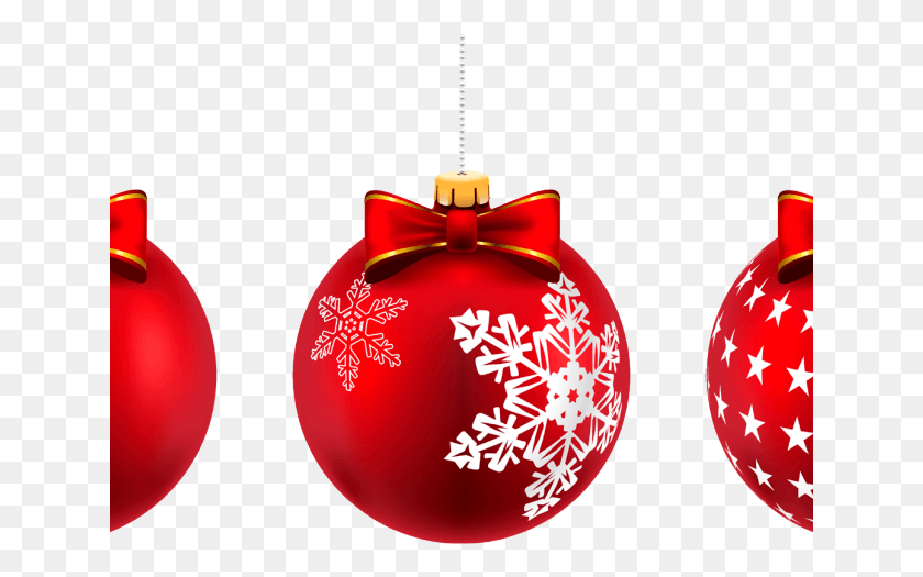 641x465 Рождественский Бал На Прозрачном Фоне Рождественский Бал Красный, Орнамент, Воздушный Шар, Мяч Png Скачать