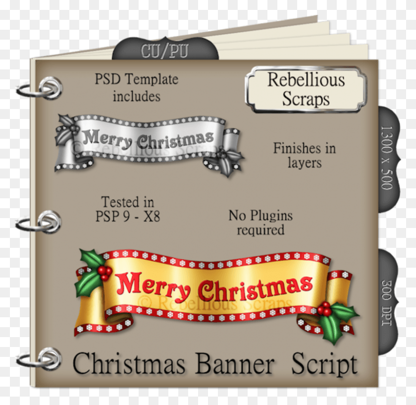 800x777 Christmas Banner Psp9 Scripts Bomb, Text, Label, Word HD PNG Download