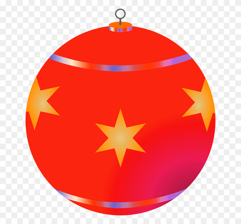 662x720 Christmas Bauble Clipart, Star Symbol, Symbol, Ornament HD PNG Download