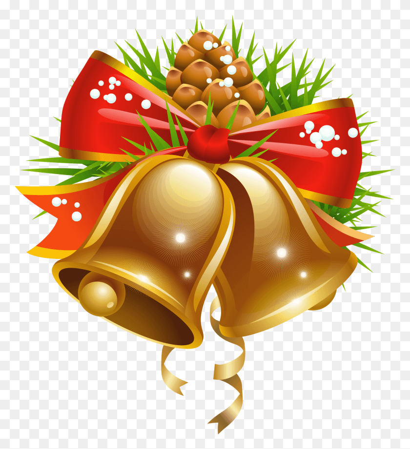 1863x2057 Christmas Bell Christmas And New Year, Birthday Cake, Cake, Dessert HD PNG Download