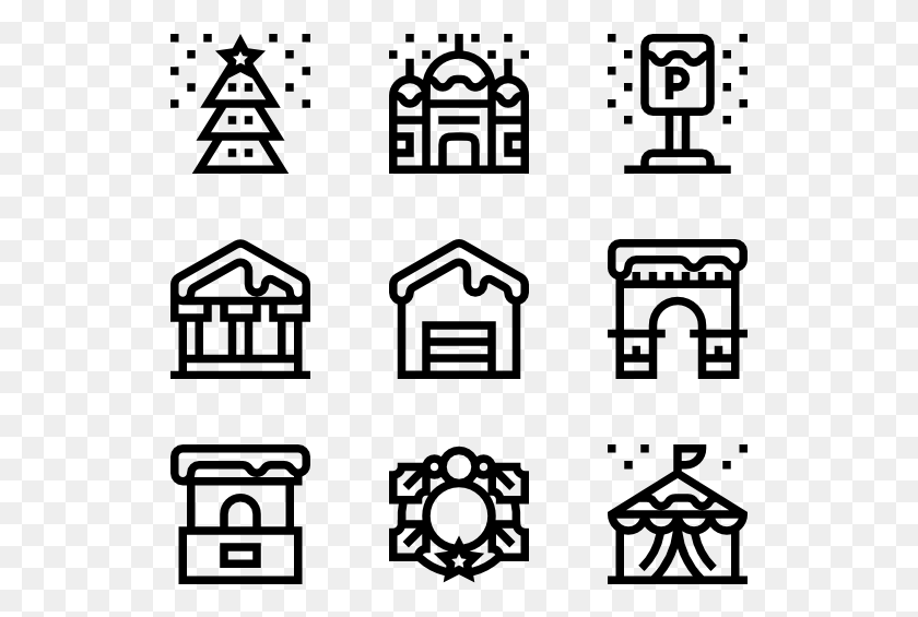 529x505 Christmas Blockchain Icons, Gray, World Of Warcraft HD PNG Download
