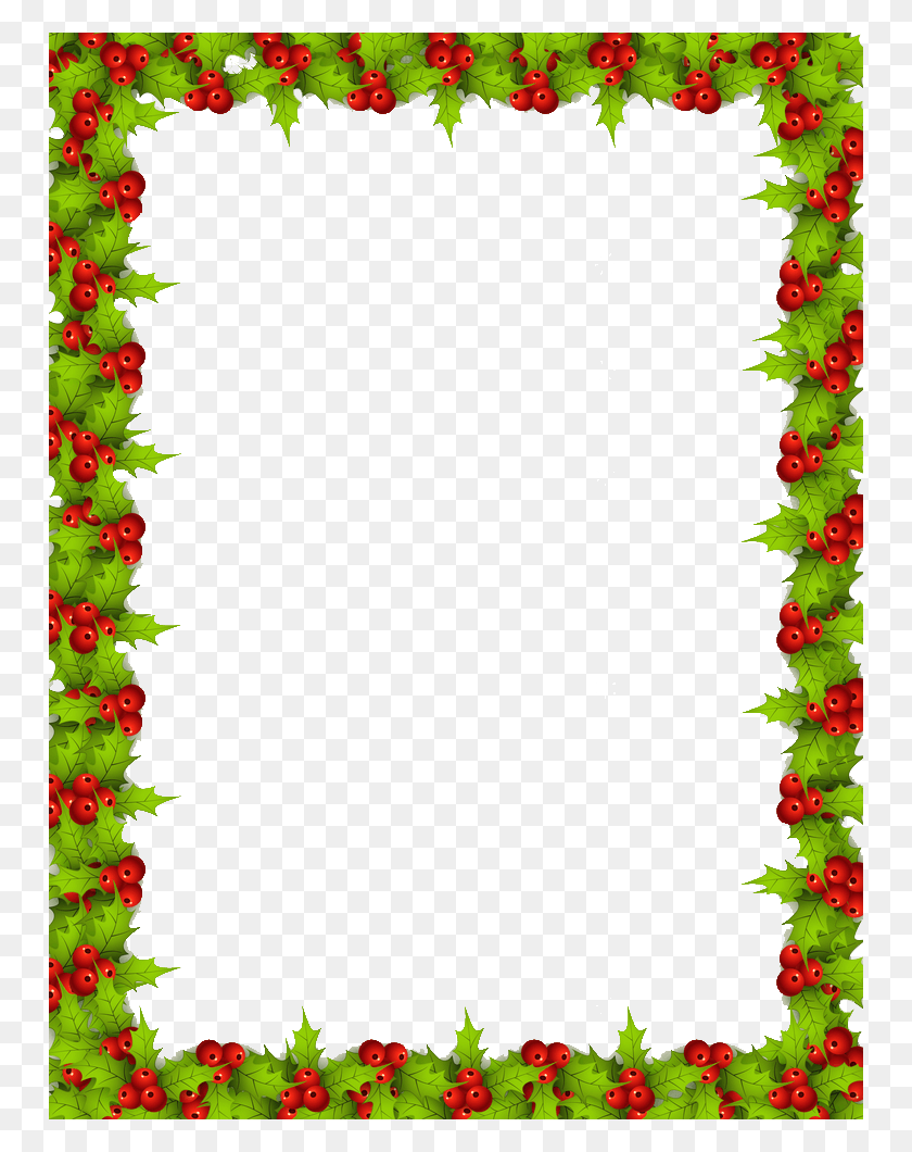 750x1000 Christmas Border Free Transparent Christmas Card Border, Leaf, Plant, Tree HD PNG Download
