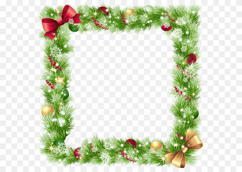 587x600 Christmas Border Background Toys For Tots Flyer Template 2015, Plant Sticker PNG