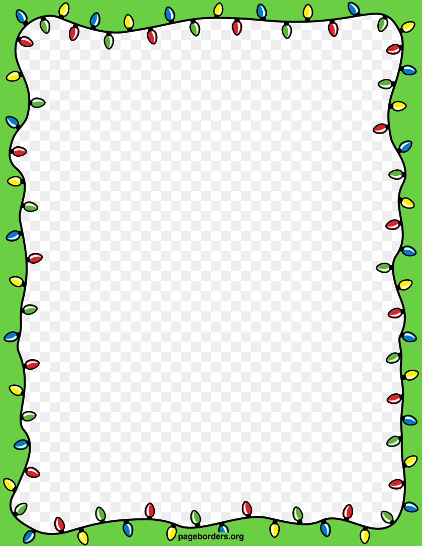 Christmas Border Transparent, Home Decor Sticker PNG