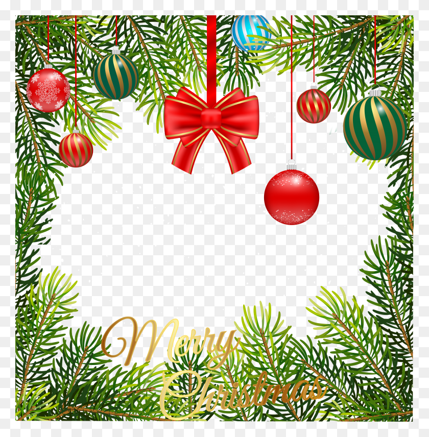 4895x5000 Рождественские Бордюры Прозрачные Картинки Free Transparent Christmas Border Hd Png Download