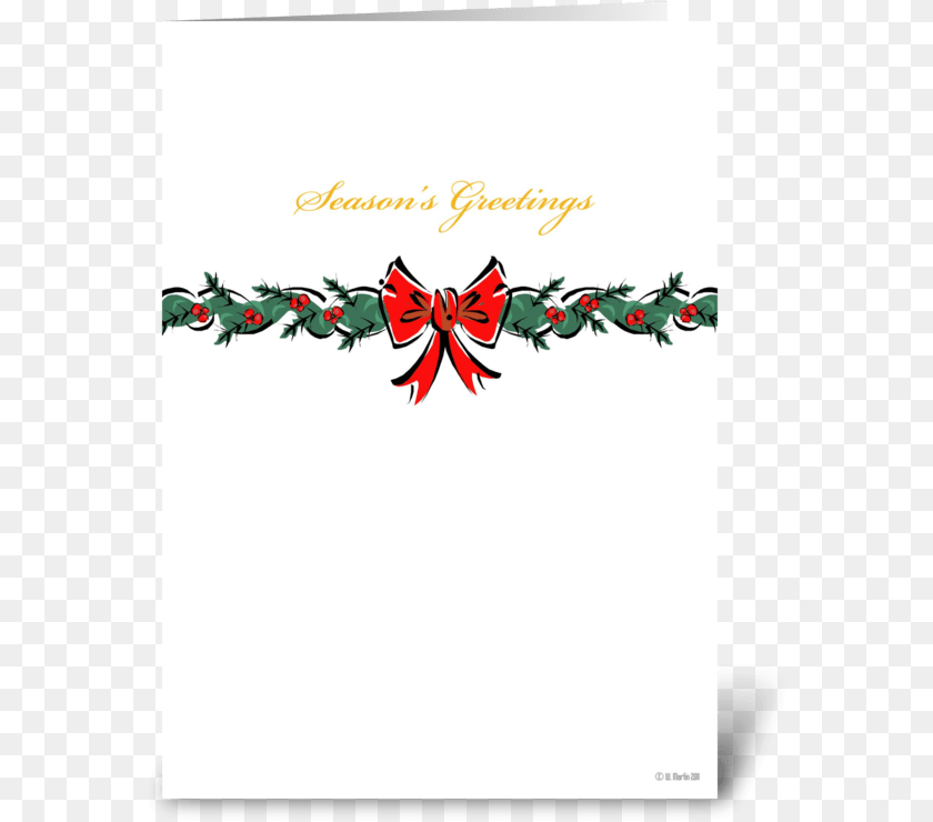 580x740 Christmas Bow Card Decorative, Envelope, Greeting Card, Mail Sticker PNG