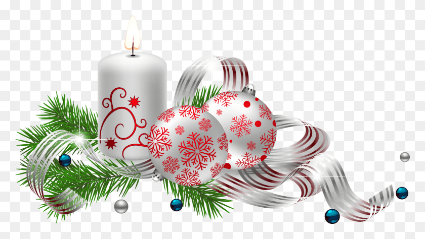 1704x905 Christmas Candle, Graphics, Birthday Cake HD PNG Download