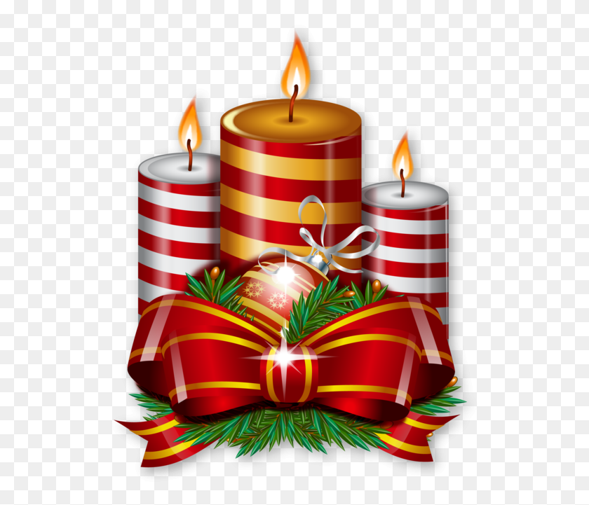 528x661 Christmas Candle Arrangement Transparent Christmas Candle Graphic, Birthday Cake, Cake, Dessert HD PNG Download
