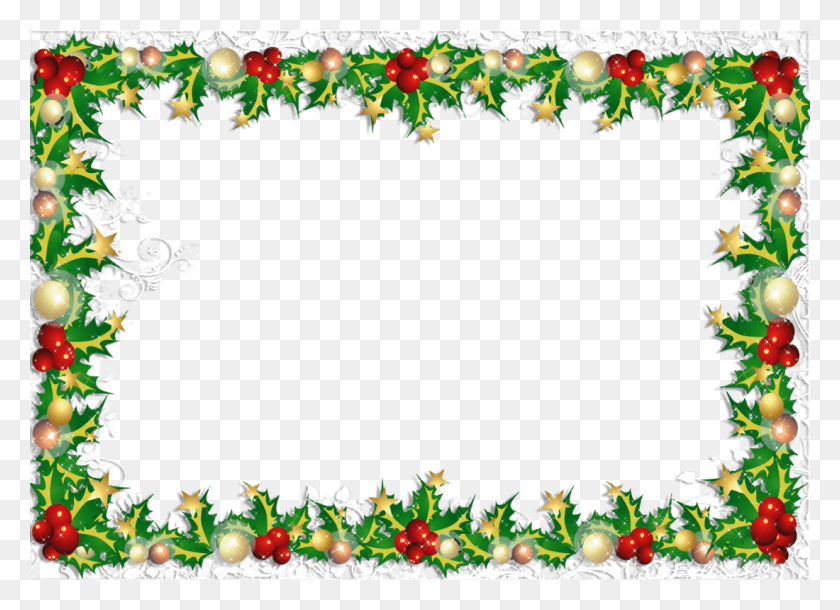 1100x777 Рождественские Открытки Фоторамка, Растение, Графика Hd Png Скачать