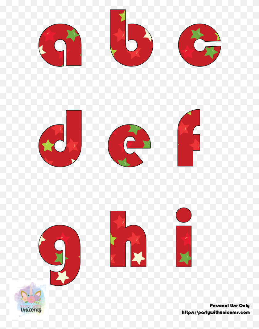 2392x3085 Christmas Clip Art Letters, Alphabet, Text, Number HD PNG Download