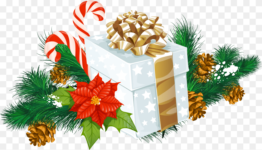 4372x2501 Christmas Clipart, Food, Sweets PNG