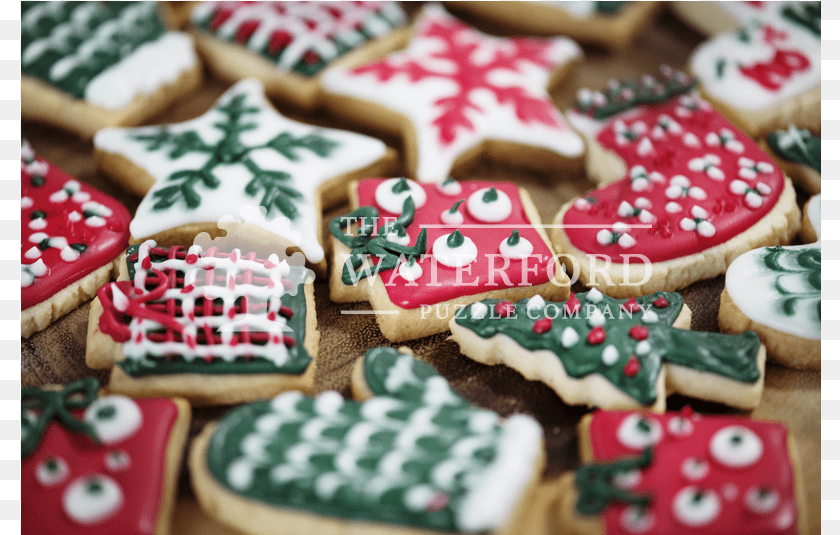Christmas Cookies, Cream, Dessert, Food, Icing PNG