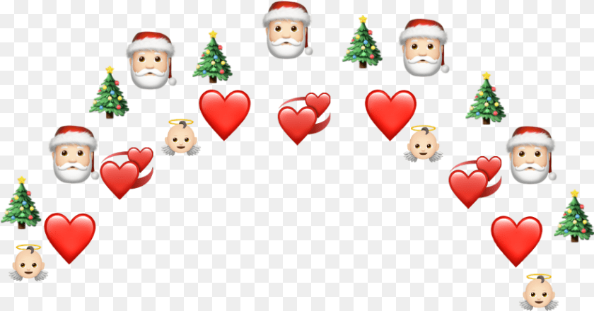 879x460 Christmas Crown Emoji Tree Xmas, Doll, Toy, Face, Head Clipart PNG