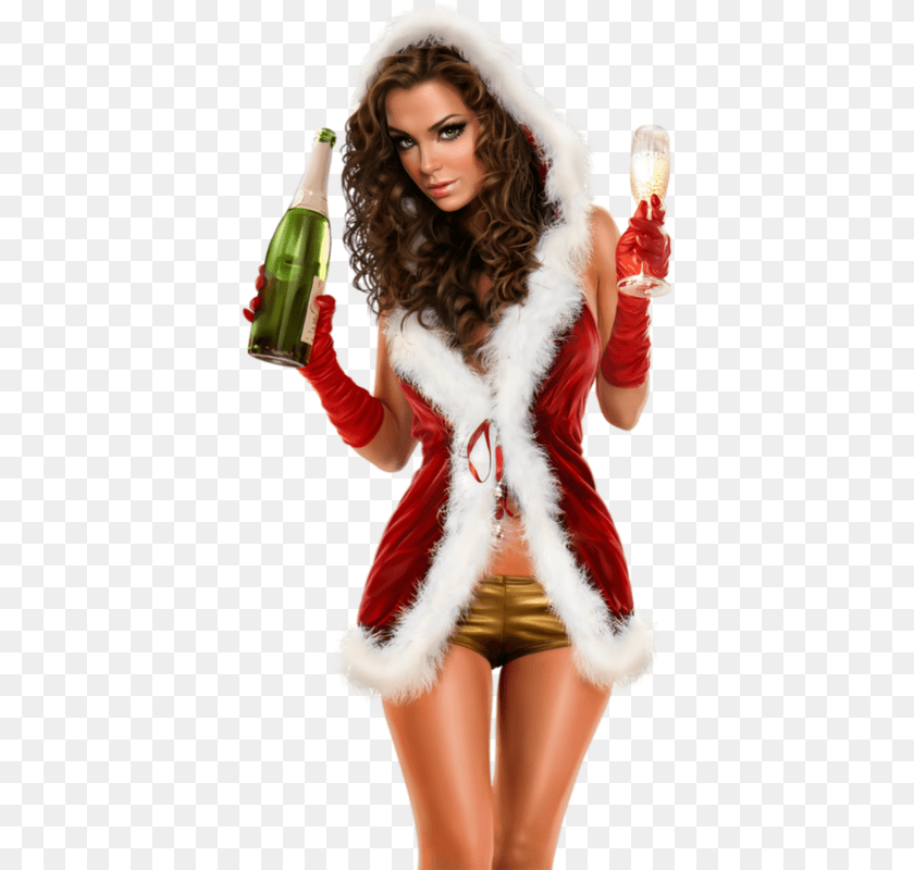 Christmas Day, Person, Clothing, Costume, Adult Sticker PNG