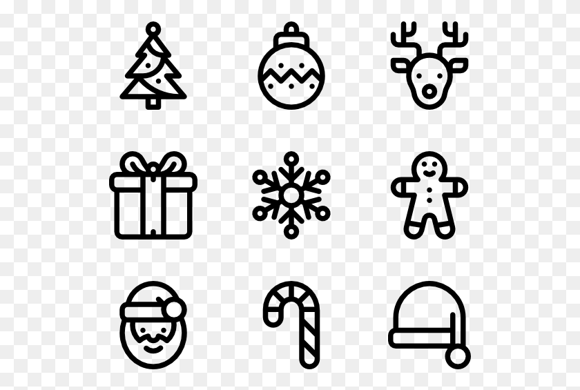 525x505 Christmas Egyptian Icons, Gray, World Of Warcraft HD PNG Download