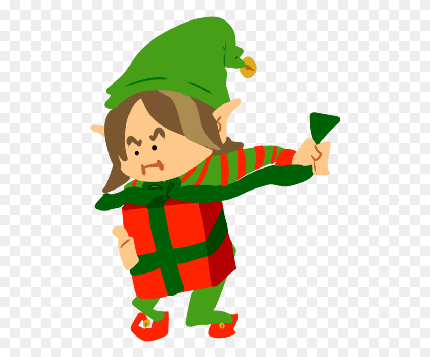 492x637 Christmas Elf Clipart Cartoon, Elf, Clothing, Apparel HD PNG Download