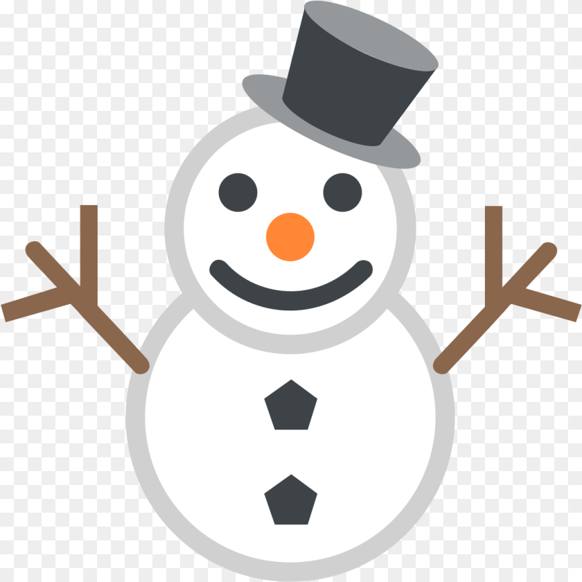 Christmas Emojis Snowman, Nature, Outdoors, Snow, Winter PNG