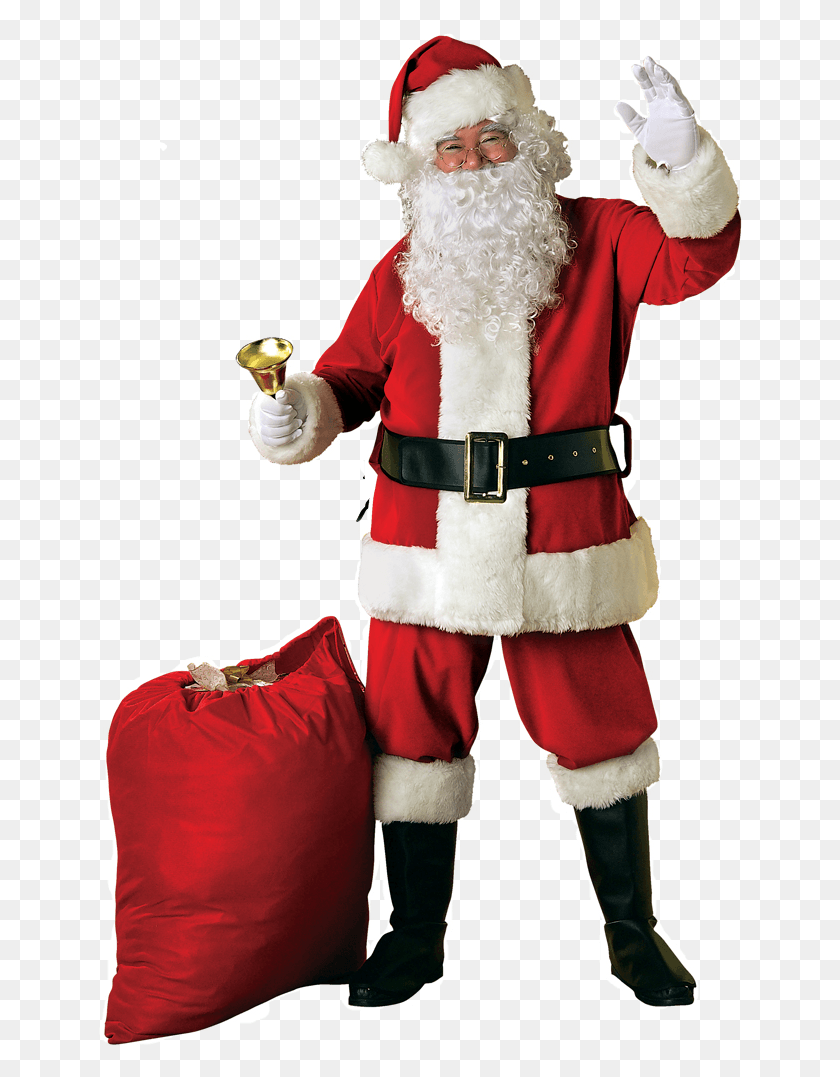 644x1017 Christmas Father Santa Claus Full Images Of Santa, Costume, Person, Human HD PNG Download