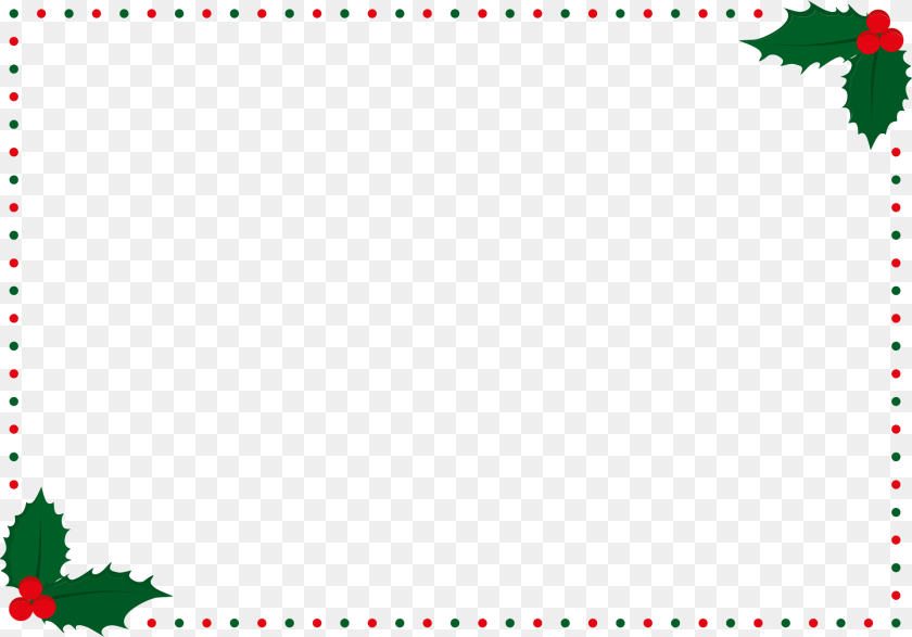 1920x1341 Christmas Frame Green, Leaf, Pattern, Plant Clipart PNG