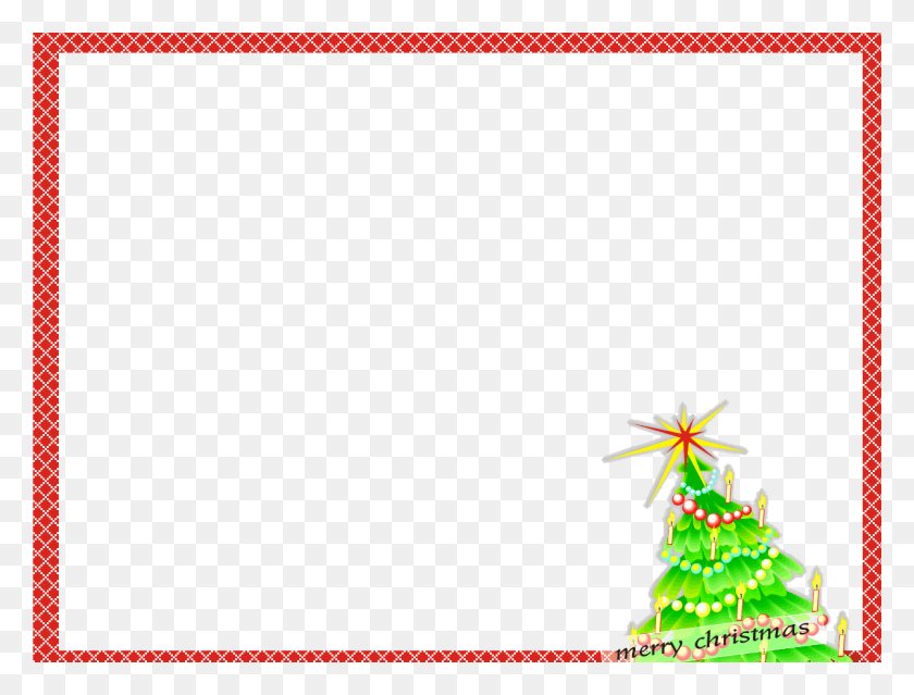 1270x943 Рождественская Рамка, Рождественская Рамка, Пейзаж, Дерево, Растение, Орнамент Hd Png Скачать