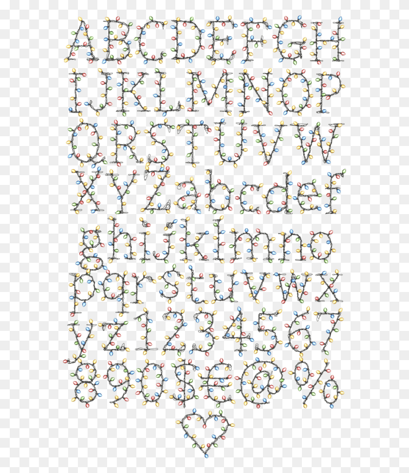 583x912 Christmas Garland Font Motif, Confetti, Paper, Crowd HD PNG Download