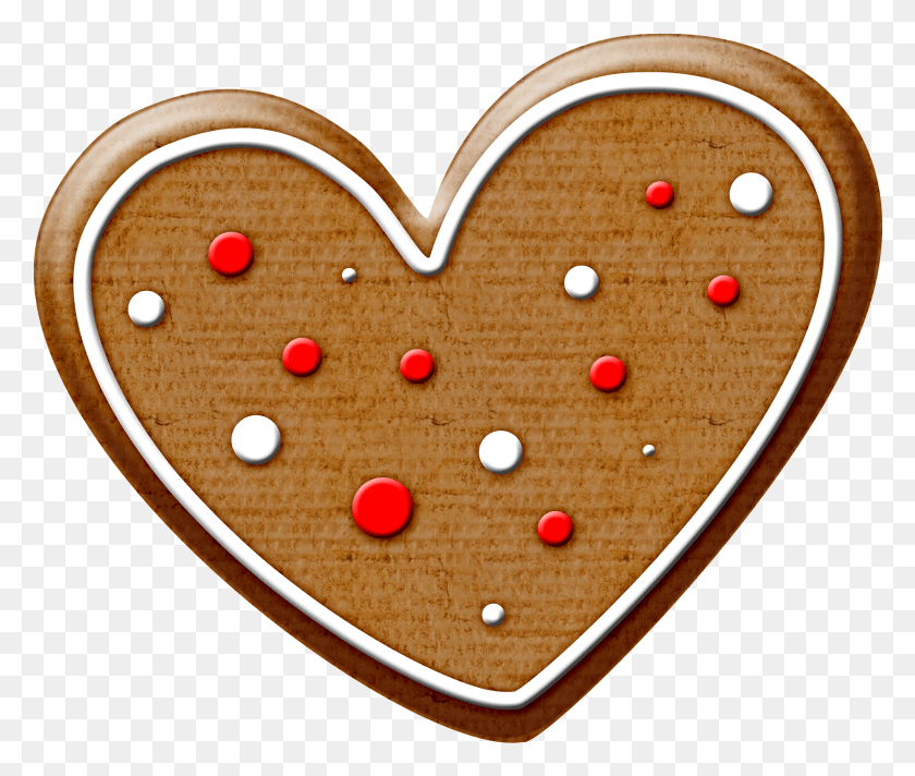 1560x1304 Christmas Gingerbread Heart Cookie Clip Art Heart Shaped Cookie Clipart, Food, Biscuit, Necklace HD PNG Download