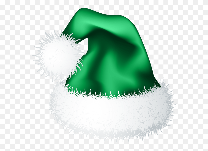 593x549 Christmas Hat Green Christmas Hat Vector Blue, Clothing, Apparel, Bird HD PNG Download