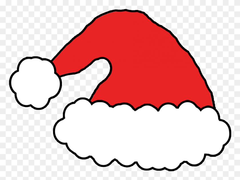 927x679 Рождественская Шляпа Санта-Шляпа Svg Free, Природа, На Открытом Воздухе, Подушка Hd Png Скачать