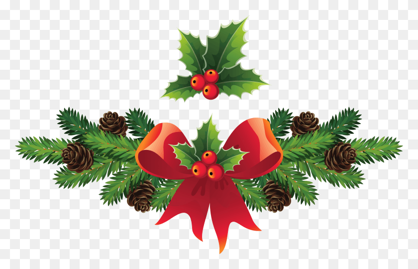 5896x3634 Christmas Holly Mistletoe Clip Art Image M Afrikaans Christmas Greetings, Pattern, Plant, Graphics HD PNG Download