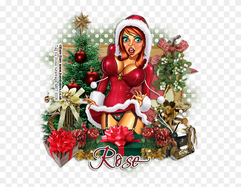 597x592 Christmas Holly Ptu Christmas, Wreath, Tree, Plant HD PNG Download