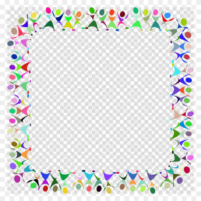 900x900 Christmas Light Border Clipart Clip Art Christmas Frame Dance Transparent, Pattern, Rug, Ornament HD PNG Download