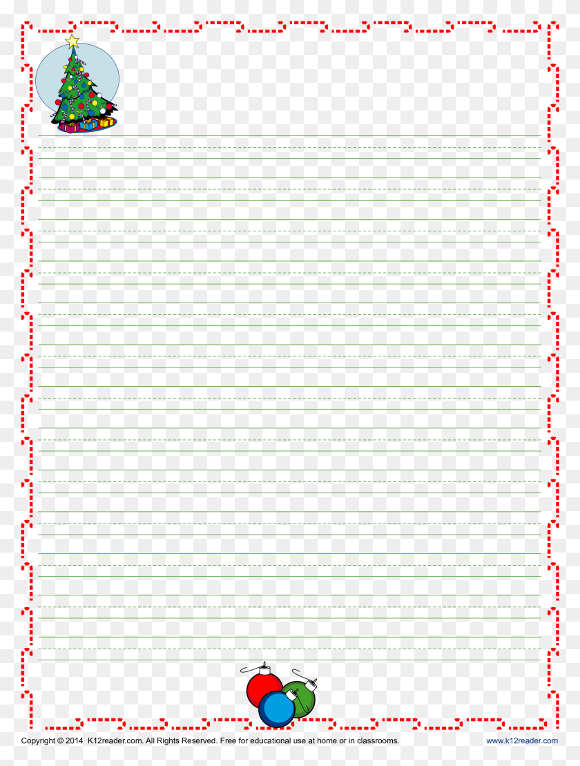 2253x3030 Christmas Lined Writing Paper Template For Kids Printing And Writing Paper, Staircase, Text, Home Decor HD PNG Download