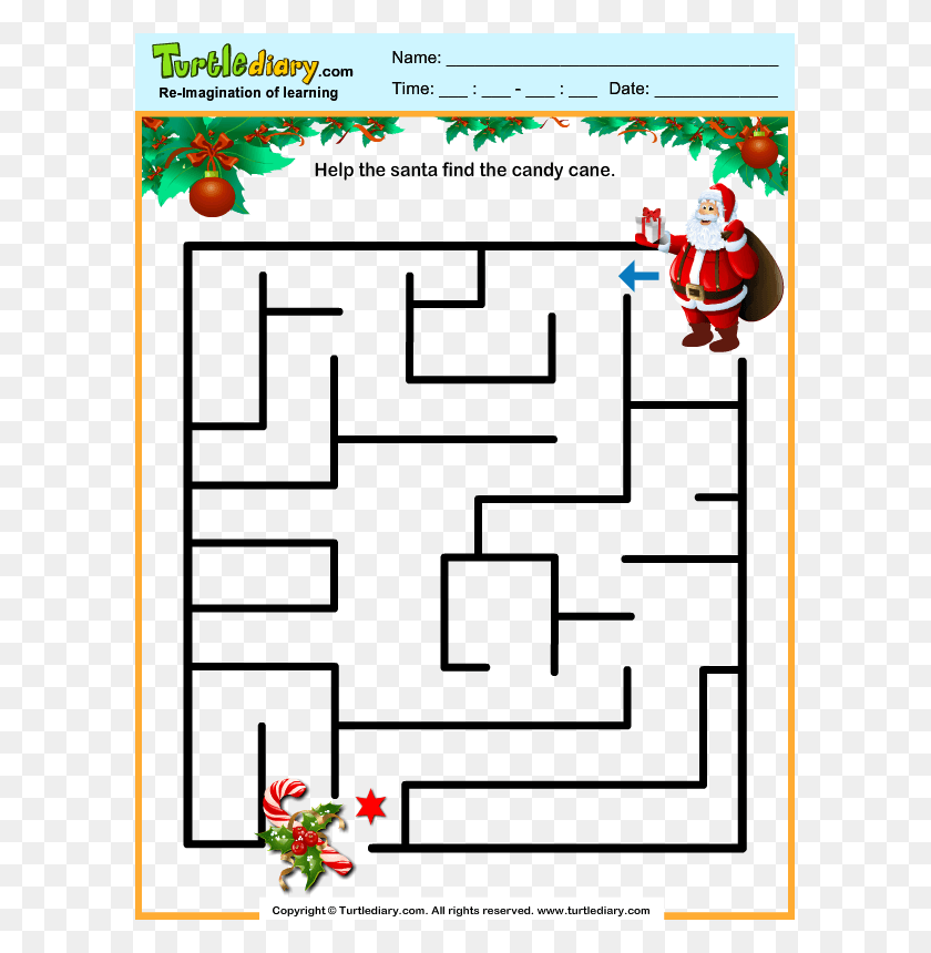 595x800 Christmas Maze For Kids, Graphics, Rose HD PNG Download