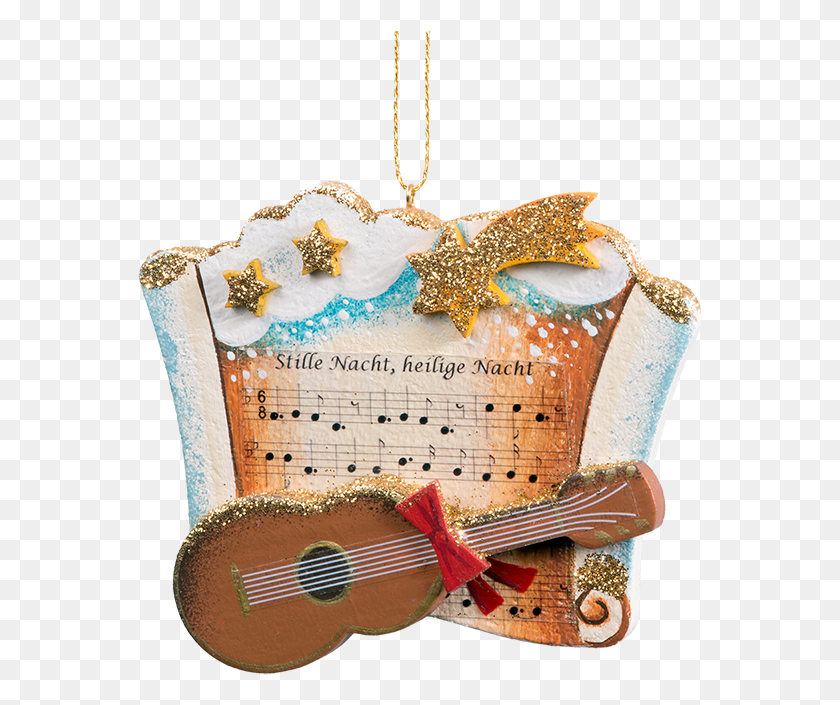 565x645 Рождественский Орнамент, Гитара, Досуг, Музыкальный Инструмент Hd Png Скачать