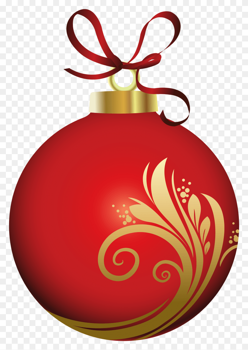1697x2441 Christmas Ornament Clipart Red Christmas Ornament Christmas Ball Decoration HD PNG Download
