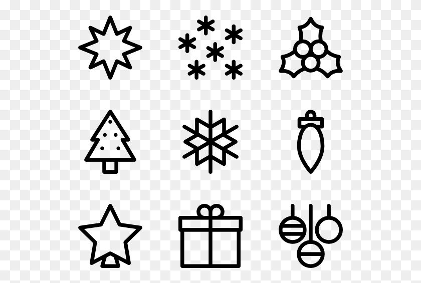 529x505 Christmas Ornaments Harmony Icons, Gray, World Of Warcraft HD PNG Download