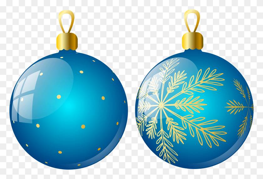 4122x2721 Christmas Ornaments Two Blue Ball Christmas Tree Ornaments, Ornament, Balloon, Lamp HD PNG Download