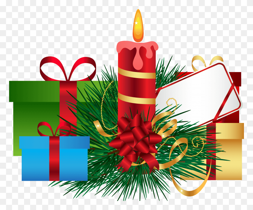 5903x4826 Christmas Present Clipart HD PNG Download