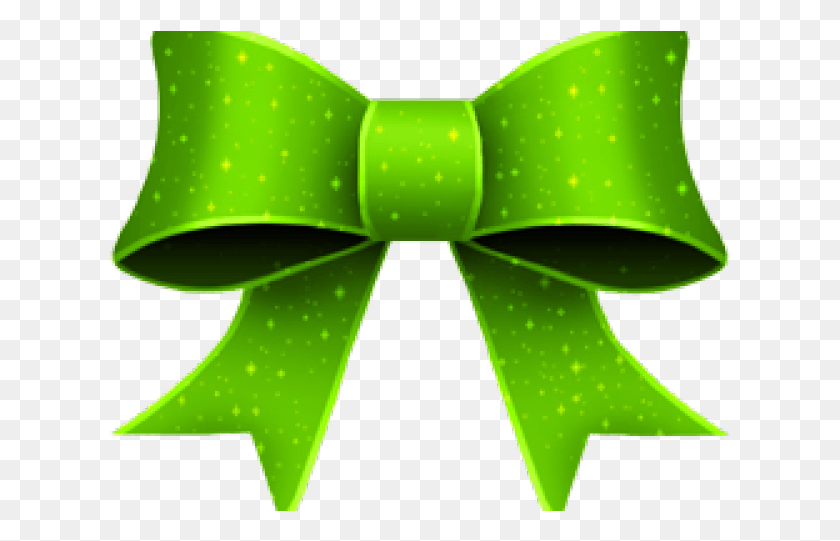 621x481 Christmas Ribbon Clipart Green Green Christmas Bow Clipart, Symbol, Pattern, Recycling Symbol HD PNG Download