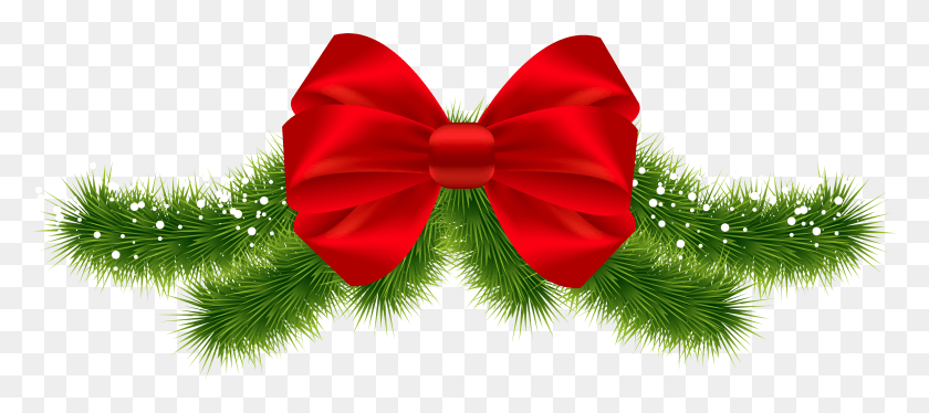 6194x2494 Christmas Ribbon Transparent Background, Tie, Accessories, Accessory HD PNG Download