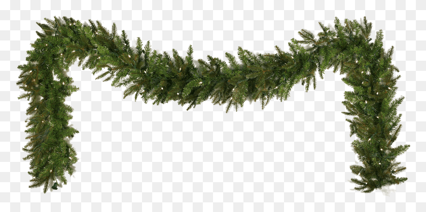 1487x686 Christmas Simple Stickpng Christmas Garland, Plant, Tree, Moss HD PNG Download