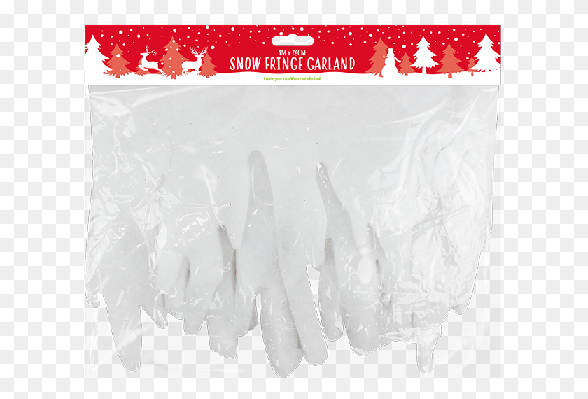 601x510 Christmas Snow Garland Banner, Nature, Ice, Outdoors HD PNG Download