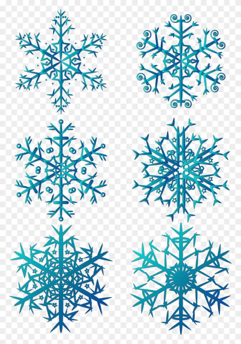 1904x2773 Navidad Copo De Nieve De Invierno Azul Elemento Y Vector, Patrón, Ornamento, Fractal Hd Png