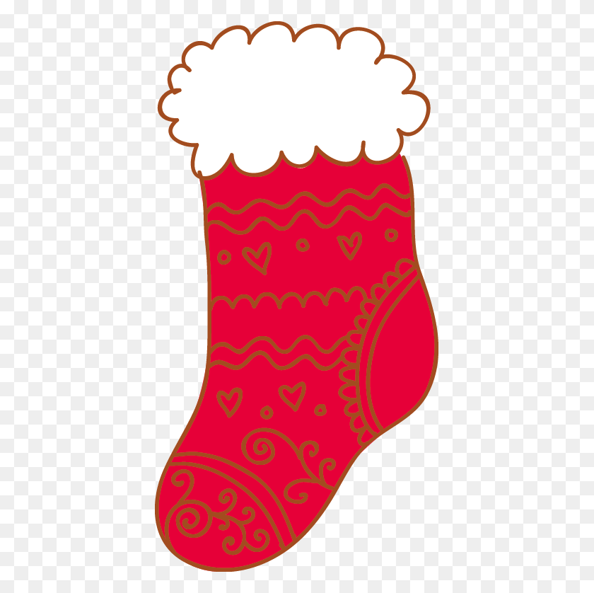 401x778 Christmas Sock Hosiery Socks, Stocking, Christmas Stocking, Gift HD PNG Download