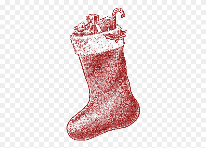 302x544 Christmas Sticker Sock, Stocking, Christmas Stocking, Gift HD PNG Download