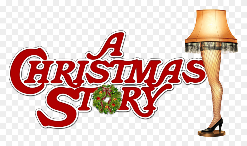 1000x562 Christmas Story Movie Logo, Lamp, Text, Label HD PNG Download