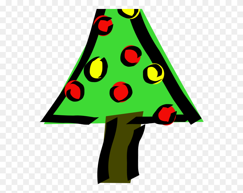 568x608 Christmas Tree Clip Art Christmas Tree Clip Art, Plant, Ornament, Triangle HD PNG Download