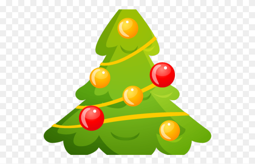555x481 Christmas Tree Clipart Cute Christmas Tree Icon, Tree, Plant, Ornament HD PNG Download