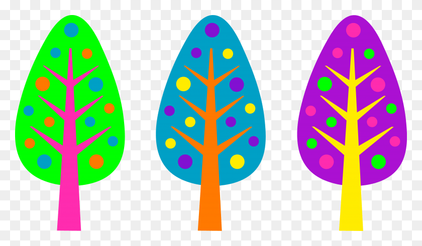 6887x3814 Descargar Png Arbol De Navidad Púrpura Clip Art Diseños De Color, Gráficos, Patrón Hd Png